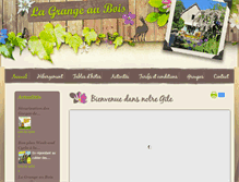 Tablet Screenshot of lagrangeaubois.fr